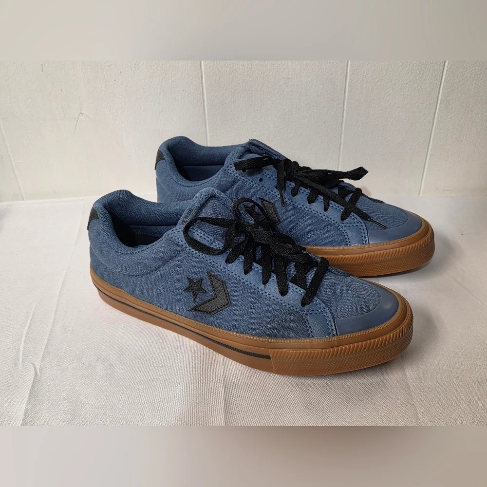 Converse Sport Casual OX In Slacker Blue/Gum Honey Mend Size 10.5 Womens 11.5 - Picture 8 of 10